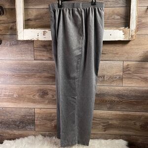 BonWorth Dress Pants Slacks, Size Petite Medium Short, Gray
